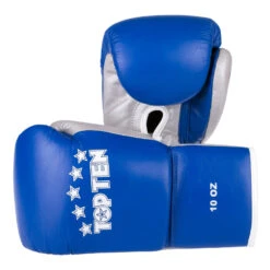 Top Ten Pro Boxing Gloves - Blue/silver, 20182-6110