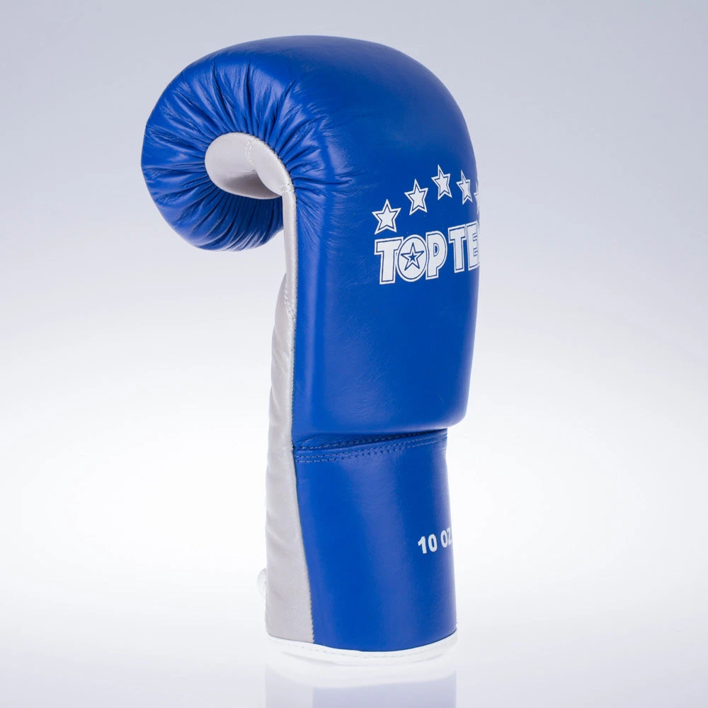Top Ten Pro Boxing Gloves - Blue/silver, 20182-6110 - Image 4