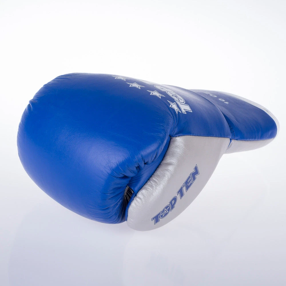 Top Ten Pro Boxing Gloves - Blue/silver, 20182-6110 - Image 3