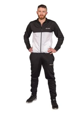 Fitness Suit TOP TEN Slim Fit - Black/white, 7721-91