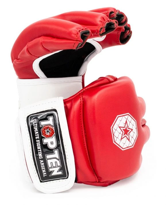 Top Ten MMA Gloves Striking C-Type - Red/white, 23351-41
