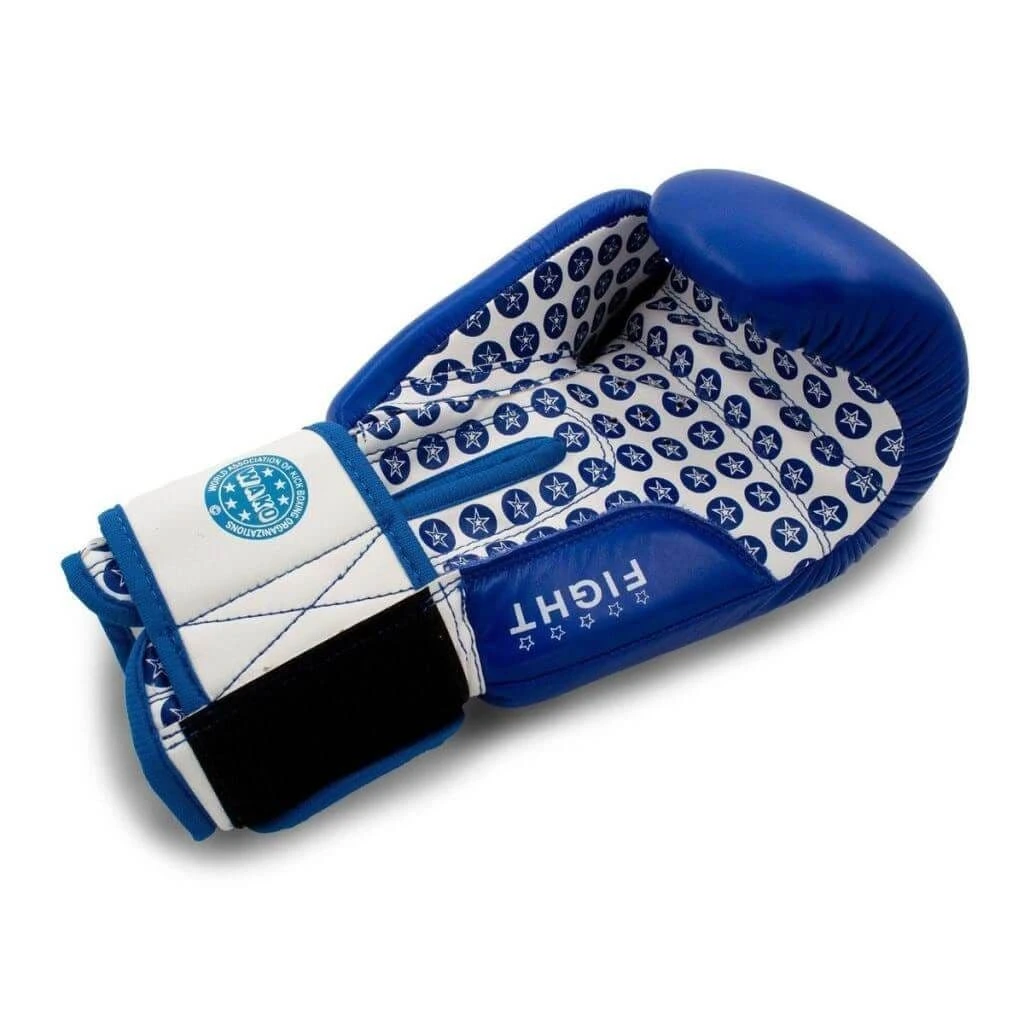 TOP TEN Fight Boxing Gloves Blue 10oz - Image 2