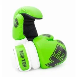 TOP TEN Glossy Block Pointfighter Gloves Green/Black