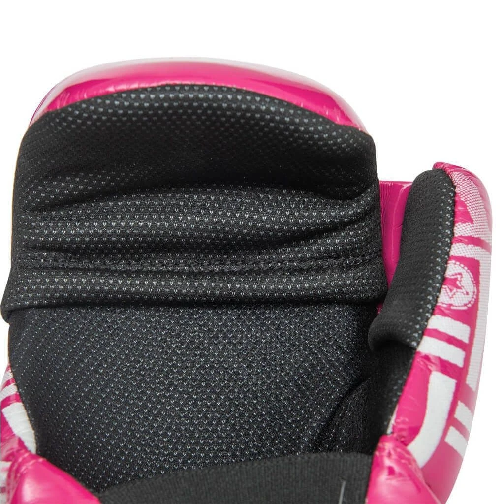 TOP TEN Glossy Block PRISM Pointfighter Gloves Pink - Image 5