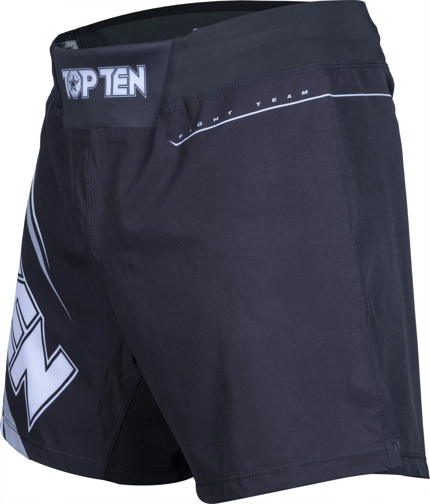 Top Ten MMA Shorts Fight Team - Black - Image 3