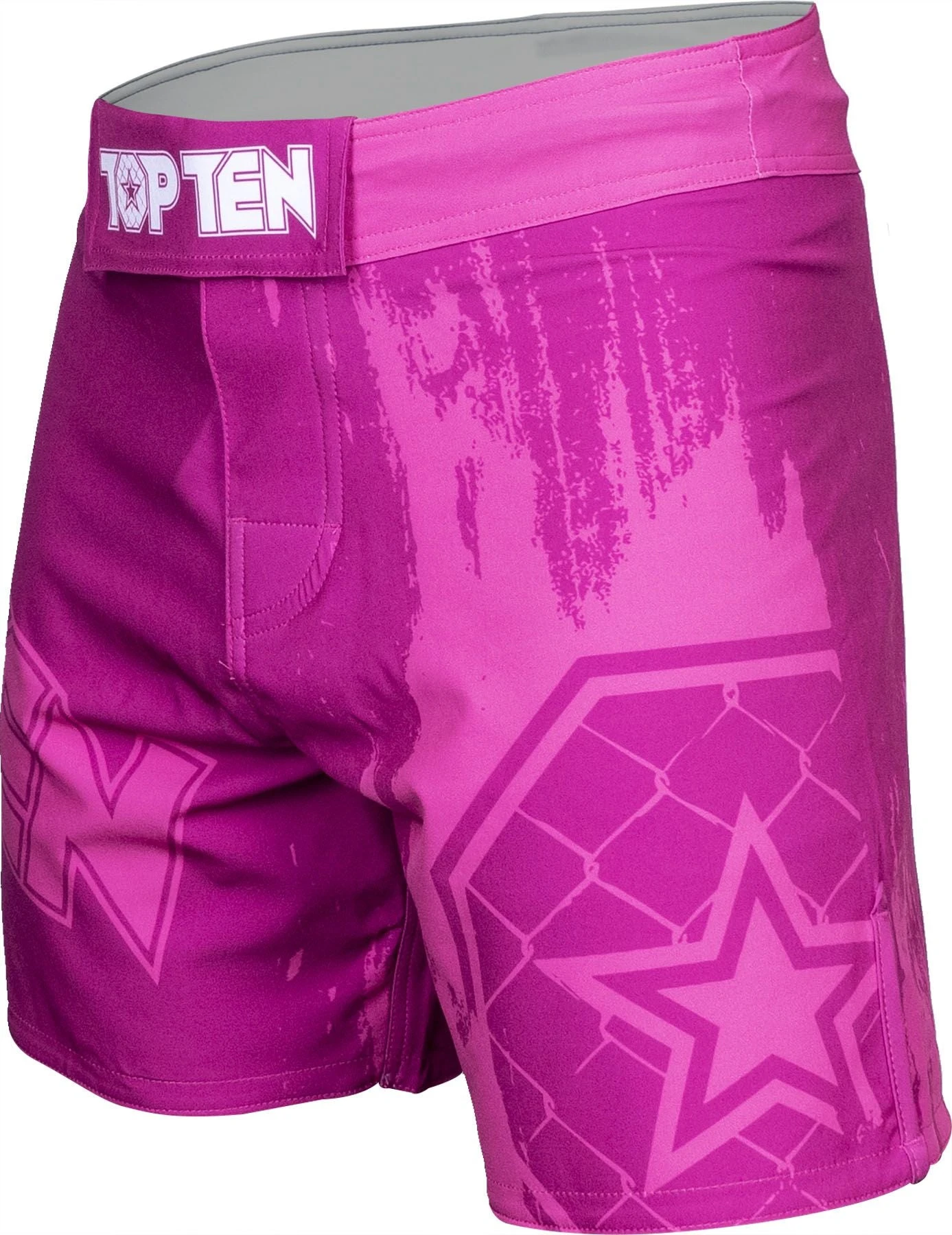 Top Ten MMA Shorts Power Ink - Pink - Image 3