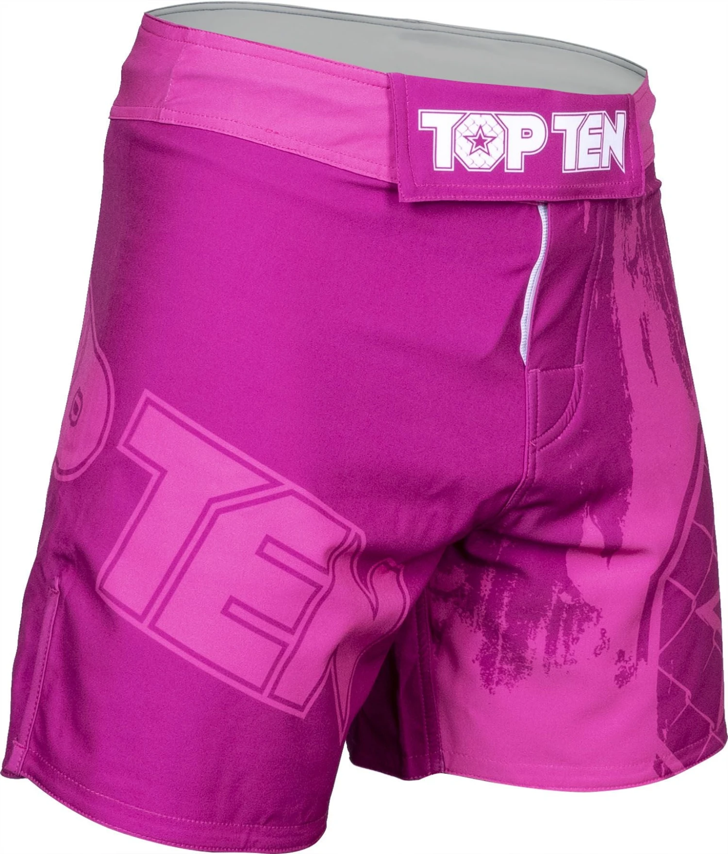 Top Ten MMA Shorts Power Ink - Pink - Image 2