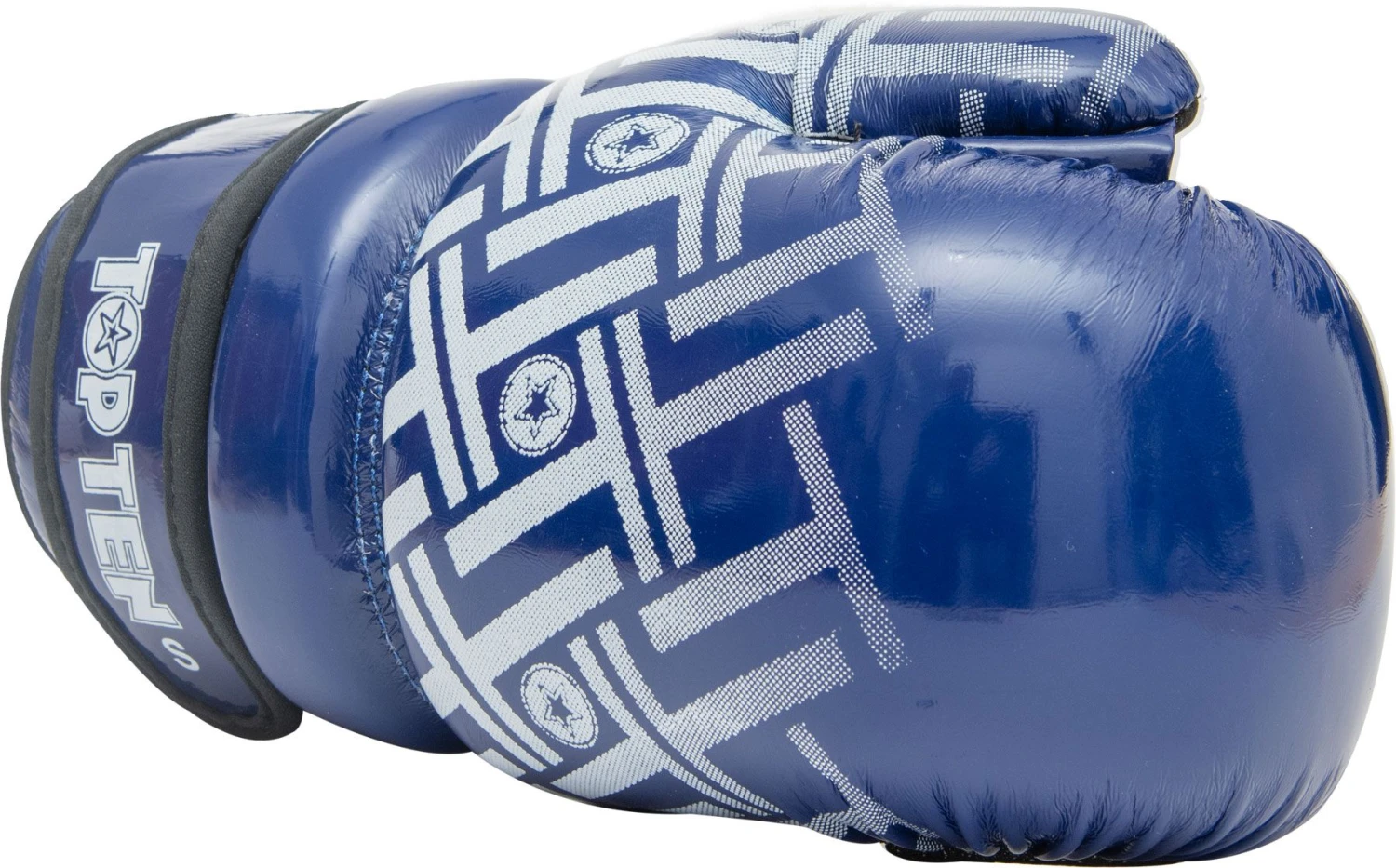 Top Ten Open Gloves "Glossy Block Prism"- Blue - Image 2