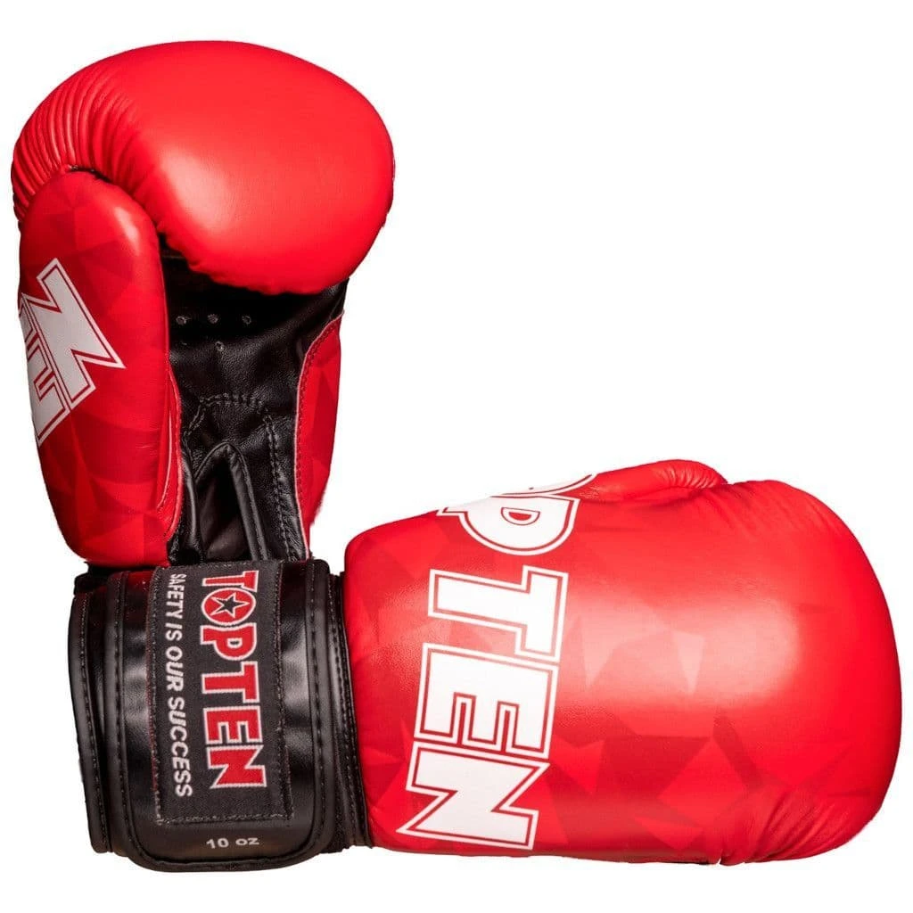 TOP TEN PRISM Boxing Gloves Red