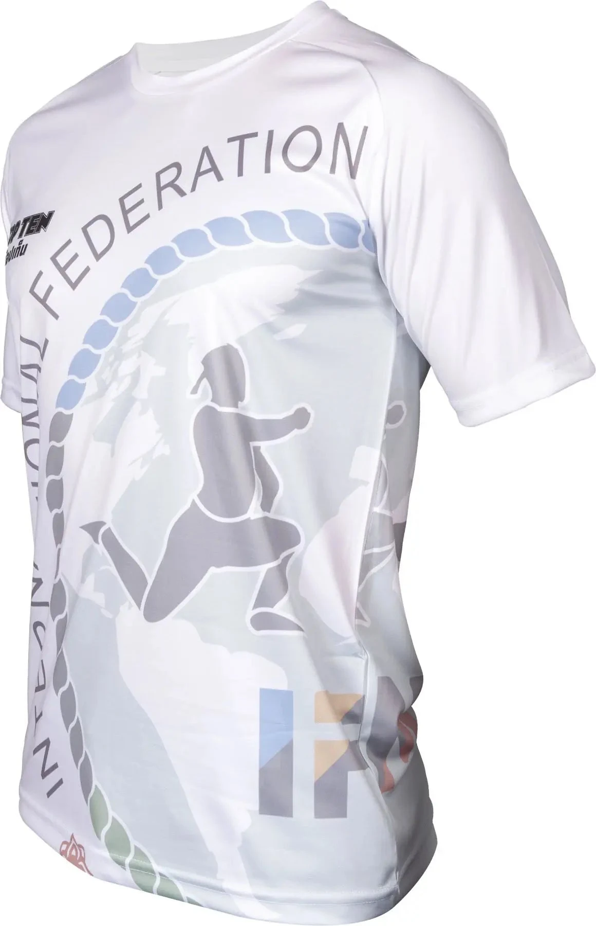 Top Ten IFMA Training T-Shirt Royal Muay - White - Image 4